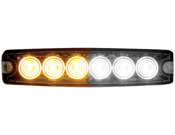 6 Inch Quad Flash Oval LED Recessed Strobe Light Series
